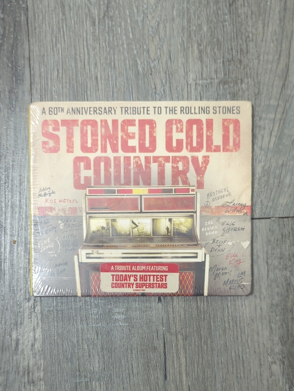 Stoned Cold Country Tribute Album - Beige/Red New
